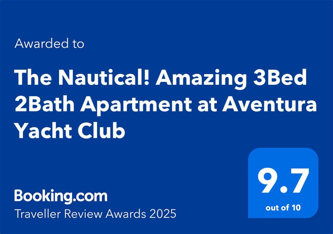 The Nautical! Amazing 3Bed 2Bath Apartment At Aventura Yacht Club المظهر الخارجي الصورة