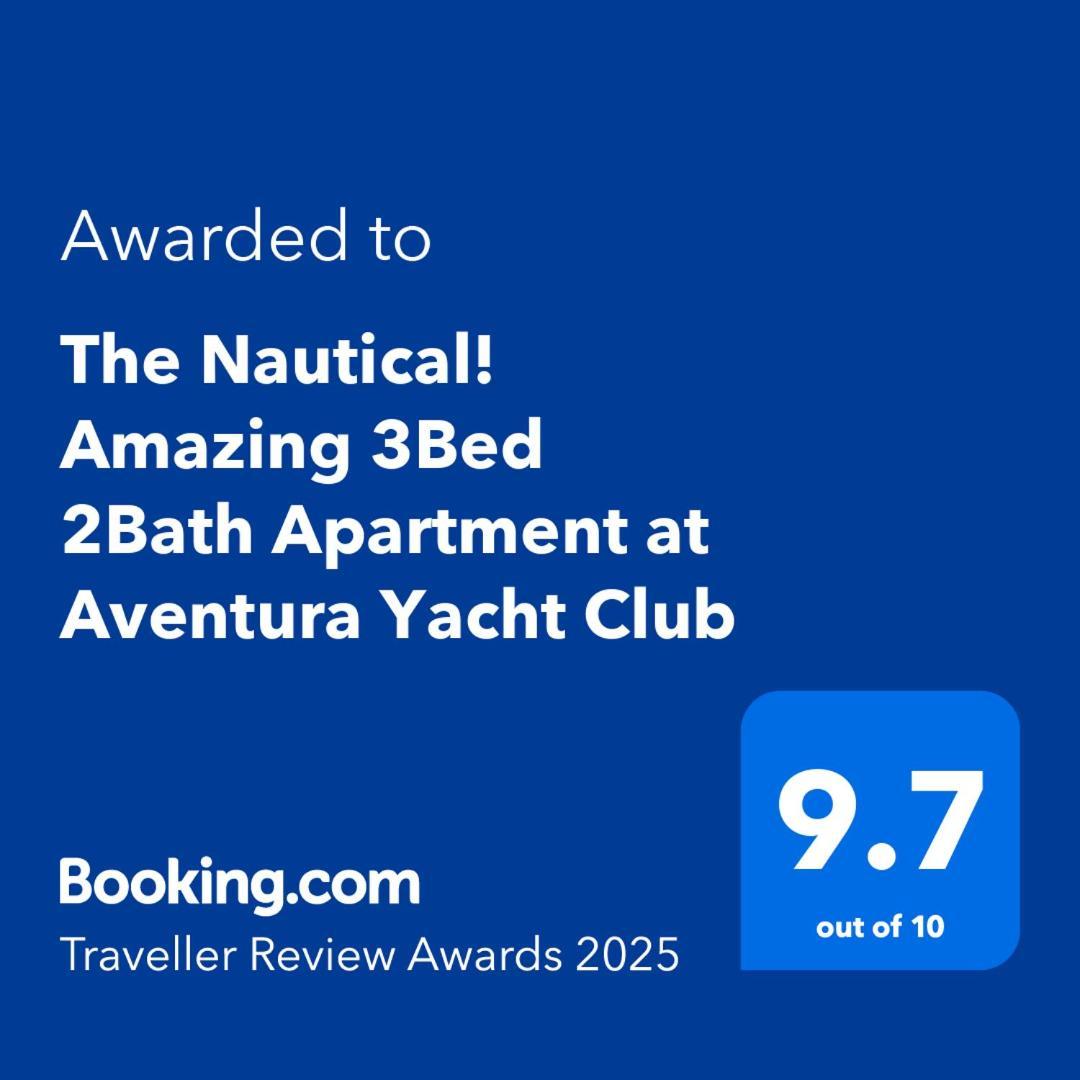 The Nautical! Amazing 3Bed 2Bath Apartment At Aventura Yacht Club المظهر الخارجي الصورة